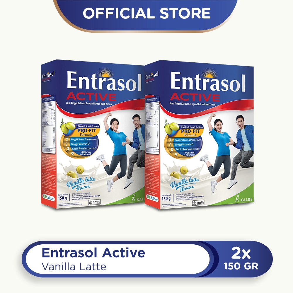 

Entrasol Twinpack Active Vanilla Latte 150g