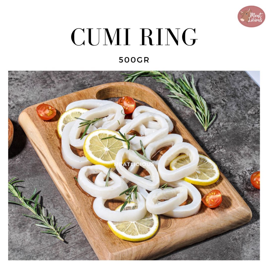 

Cumi Ring 500gr (cumi bulat bentuk ring)