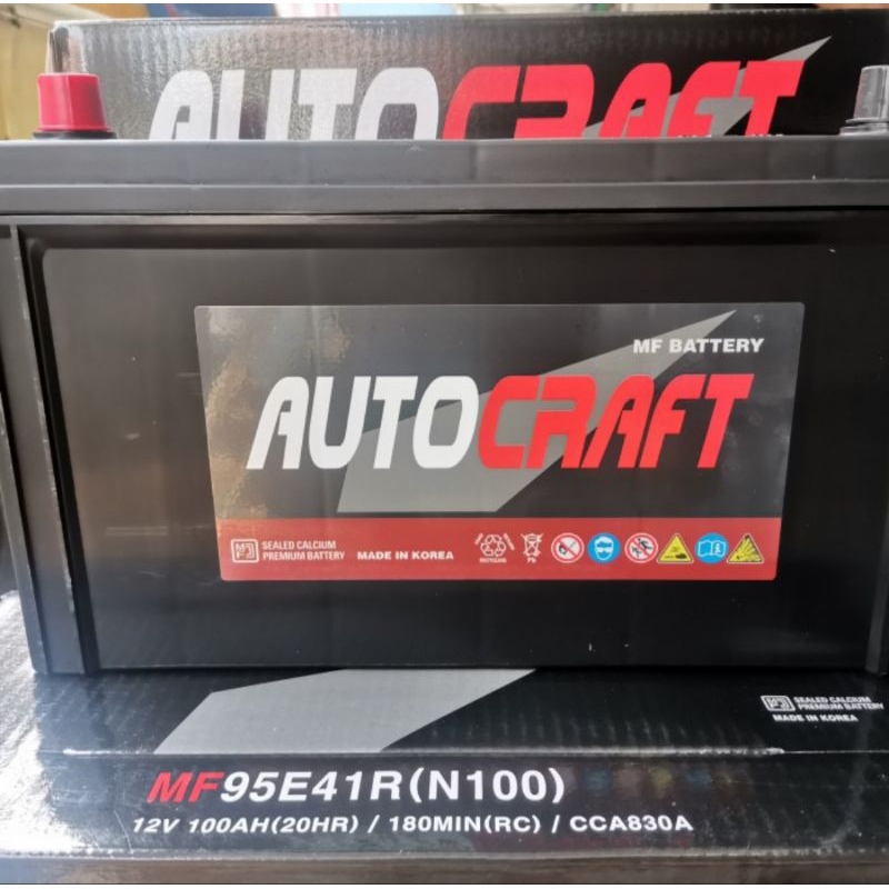 Aki Kering N100 12V 100Ah 95E41R Autocraft Genset Kapal Taft Gt Dyna