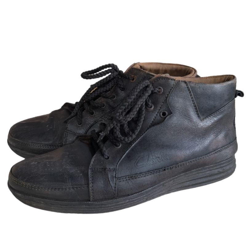 preloved sepatu boots kulit clarks second sneakers leather bekas