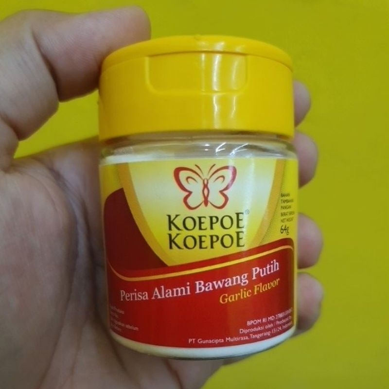 

Koepoe koepoe perisa alami bawang putih 64g