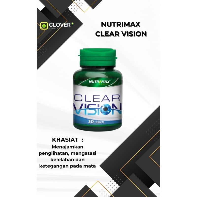 NUTRIMAX CLEAR VISION EYEBRIGHT HERB 30 TABLET VITAMIN MATA