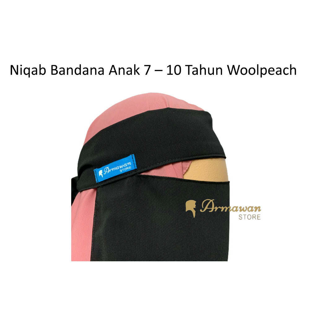 Cadar Bandana Anak Umur 7 - 10 Tahun Woolpeach Luxury