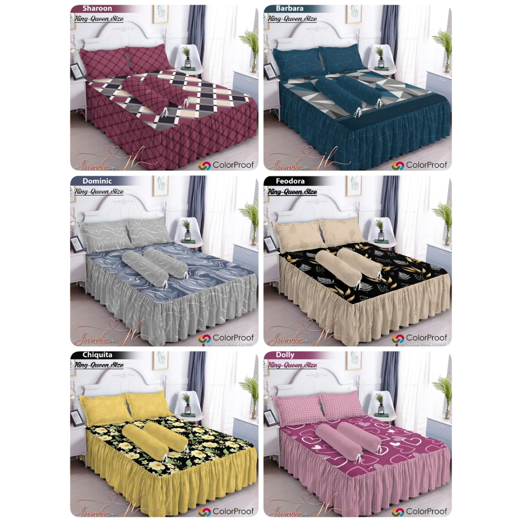 JOVANKA - Sprei Rumbai Ukuran  180x200 by FATA