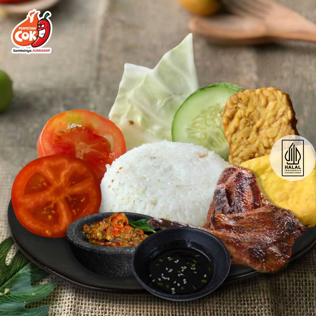 

Nasi Box Catering / Nasi Kotak Bebek Bakar Komplit Tahu Tempe