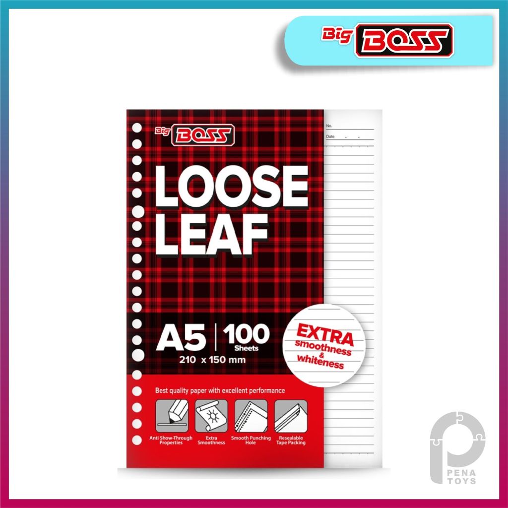 

Loose Leaf A5v100 Garis Big Boss Isi Binder Big Boss A5