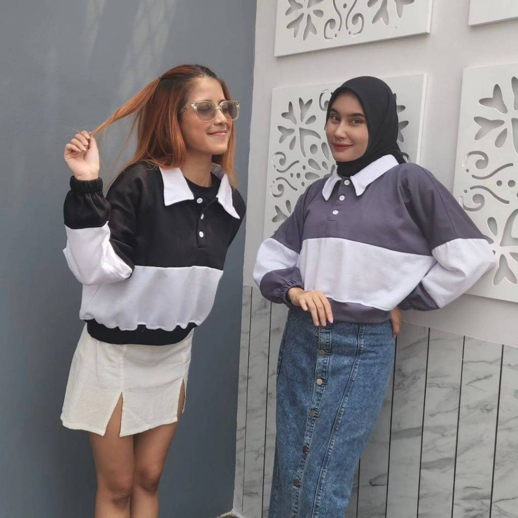 sweater couple pasangan POLO RIB / Jaket couple pasangan terbaru / sweater couple pasangan / hoodie 