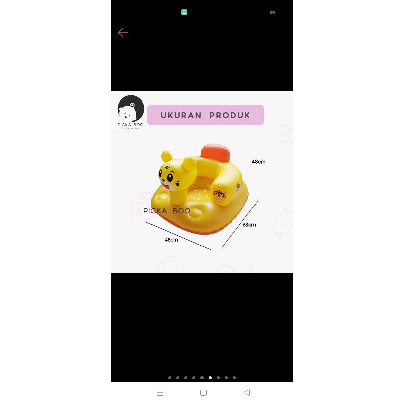 kursi pompa duduk bayi tempat duduk bayi