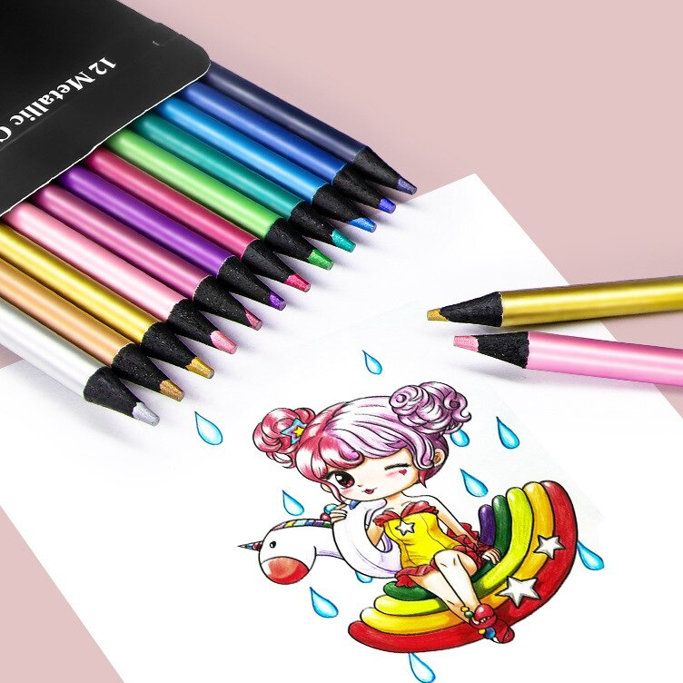 

Murah Banget Brutfuner 12pcs Metallic Colored Pencil /Brutfuner Pensil Warna Metalik 12pcs Best Produk