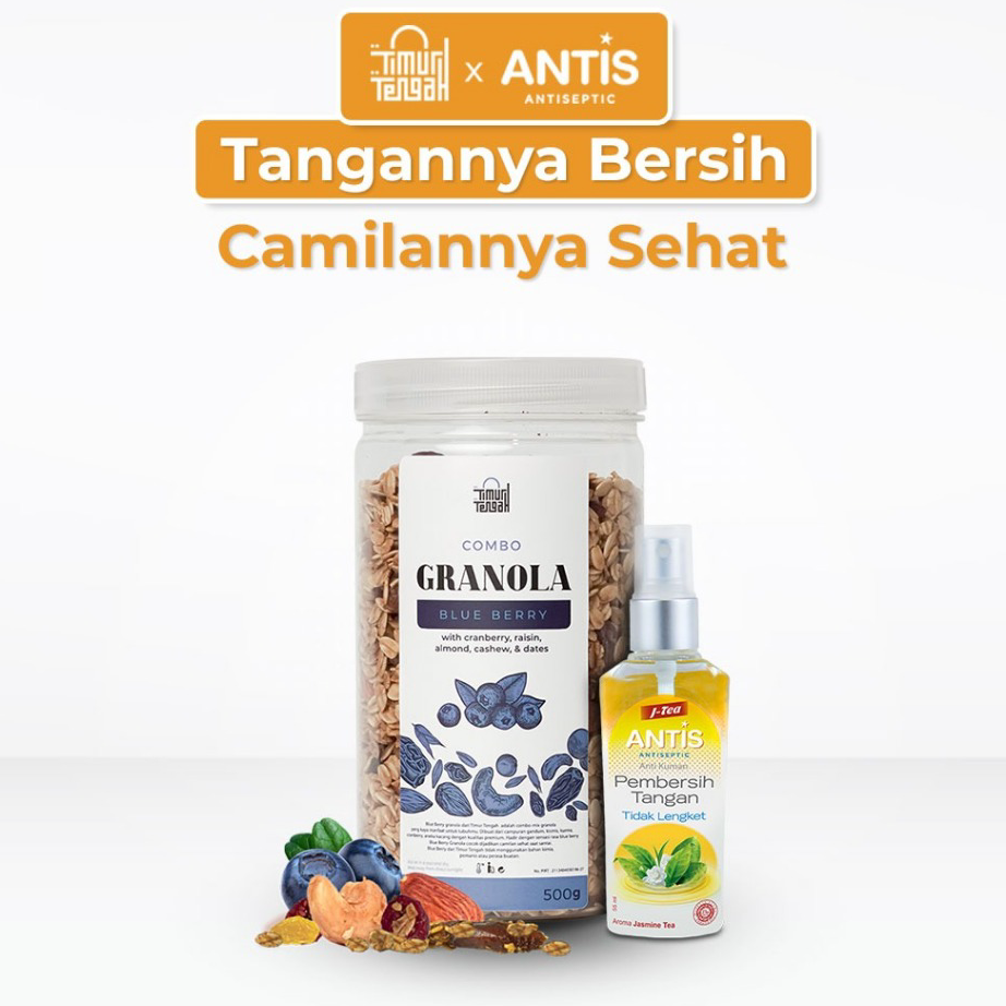 

Super Promo Granola 500 gr Timur Tengah Sereal Oat Healthy Food Original 100% Snack Sehat ★★★★