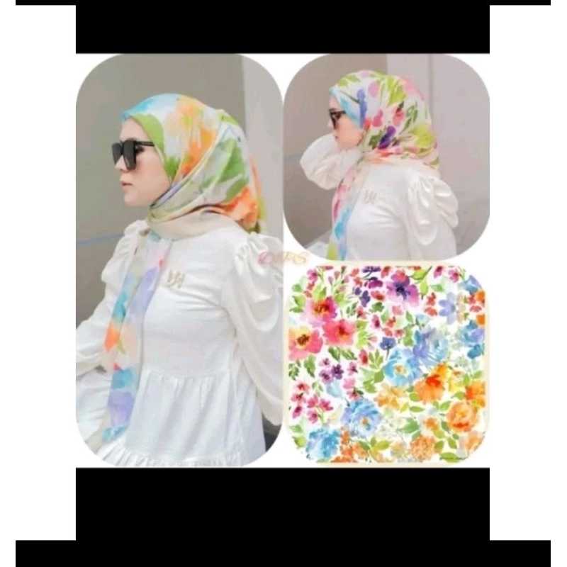 Jilbab Motif baniscoop kw ✅ voal premium ✅denay ala2