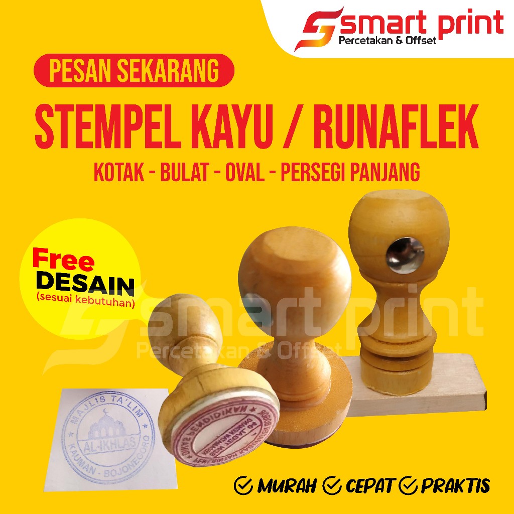 

STEMPEL KAYU / RUNAFLEK