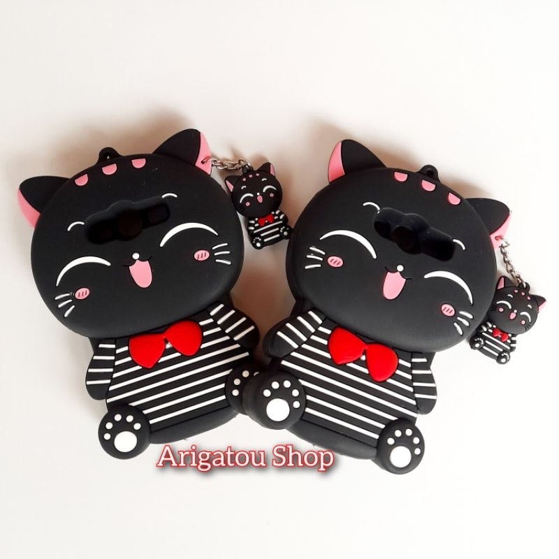 Samsung Galaxy V Plus Case Softcase Boneka Karakter Kucing Hitam Mimi Cat
