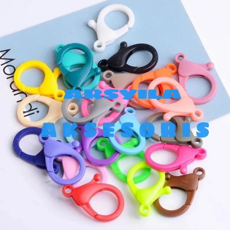 Kokot Udang Plastik Warna Warni Kait Udang Strap Mask