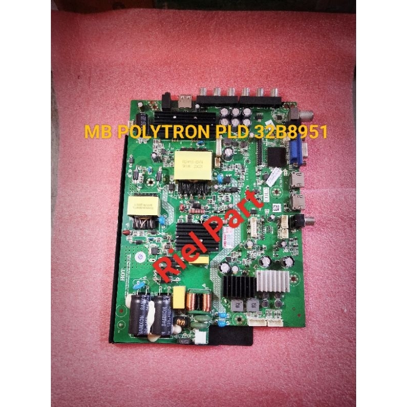 MB - MAINBOARD - MOBO - MODULE - MOTHERBOARD - MESIN TV LED POLYTRON PLD32B8951 - PLD 32B8951 - PLD3