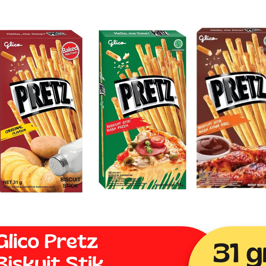 

Ready GLICO POCKY PRETZ 31 Gram Bayar Di Tempat