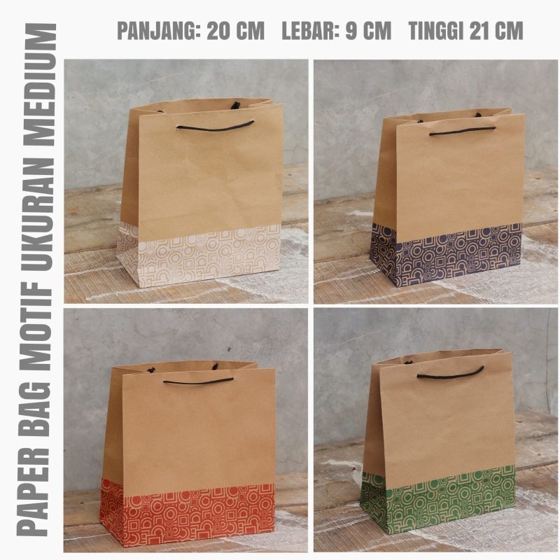 

PAPER BAG MOTIF SIZE M MOTIF