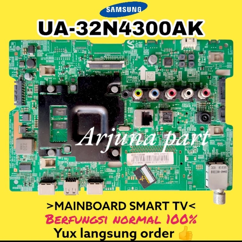 MAINBOARD TV SAMSUNG UA32N4300AK - MB TV SAMSUNG UA32N4300AK - MODUL TV SAMSUNG UA32N4300AK - MESIN 