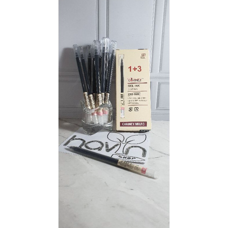 

Star 1.1 (12pc) pen gel bagus tinta Japan/pen gel hitam/pena gel/MUJI O/JUMBO TANK ODEMEI