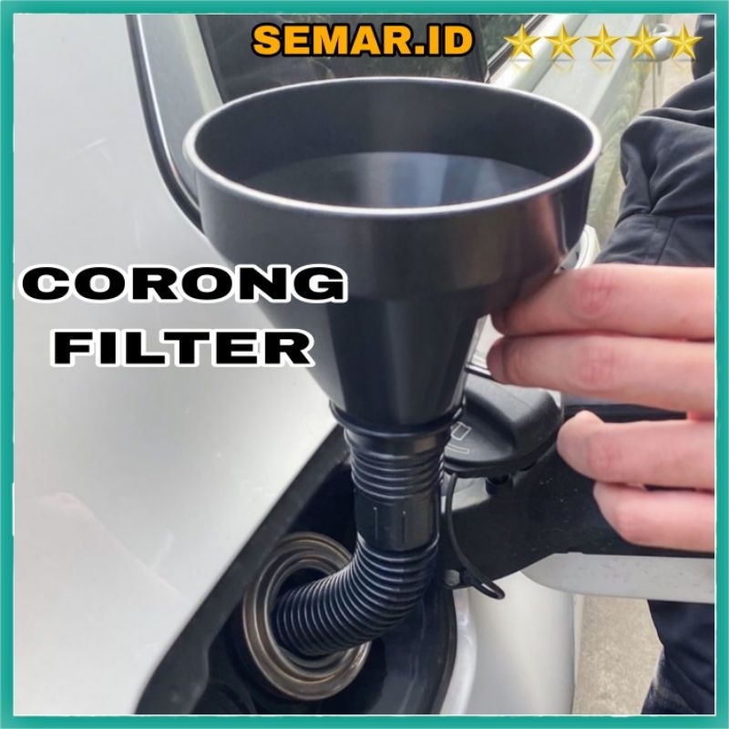 Corong Air Minyak Bensin Wide Mouth Funnel - CK888 - Black