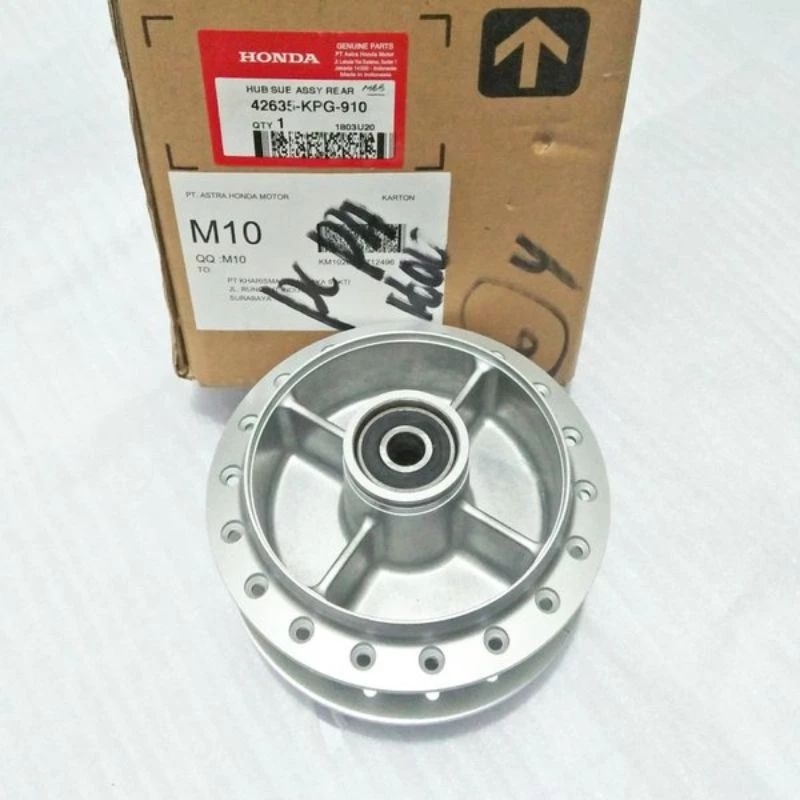 tromol belakang supra x 125 DD double disc original honda ori ahm / tromol supra dd original baru
