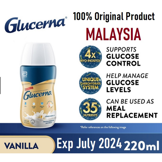 

Susu Glucerna Triple Care Liquid Ready To Drink Langsung Minum Untuk Pesakit Sakit Diabetes 220ml