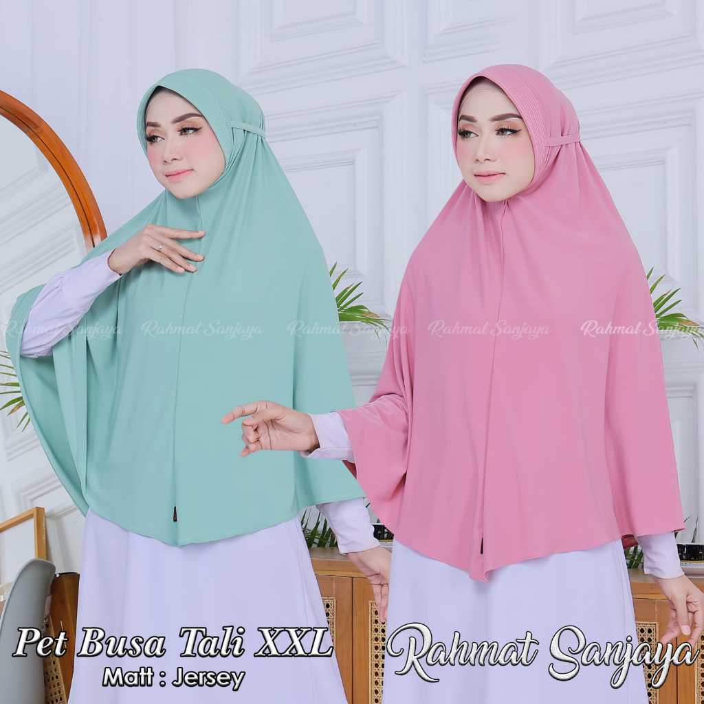 BERGO MARIYAM JERSEY SUPER PET BUSA TALI (XXL) JERSEY PREMIUM/KERUDUNG MARYAM JERSEY PET BUSA TALI