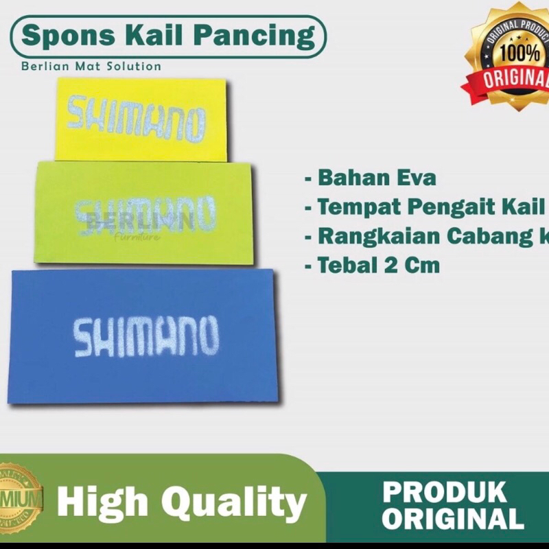 Spon mata kail pancing / tempat kenceh rangkain kail pancing / busa