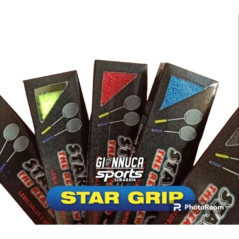 GRIP HANDUK RAKET BADMINTON TYPE STAR GRIP (1BOX ISI 60PC)