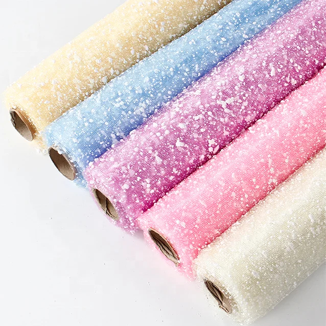 

(Per lembar 50 cm) Jaring Salju / Snow Mesh Premium Import / Snow Mesh Floral / Jaring Buket