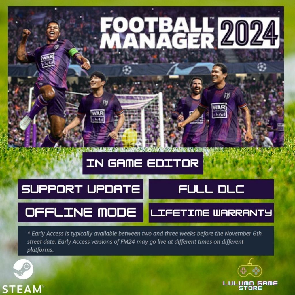 Football Manager 2024 Original PC Steam Turkey