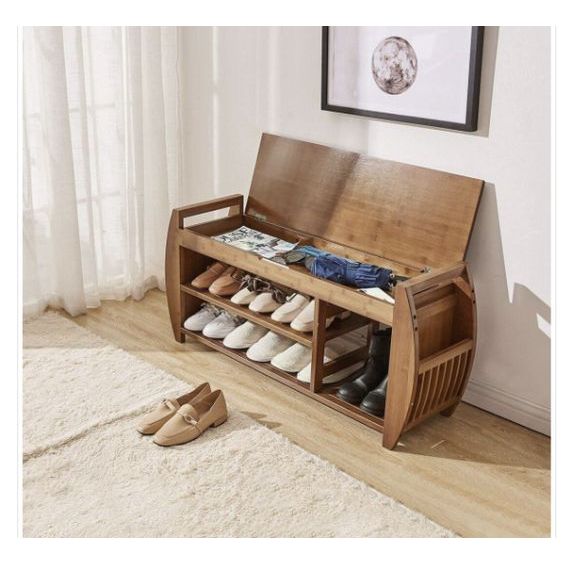 Lemari Sepatu Kayu Jati