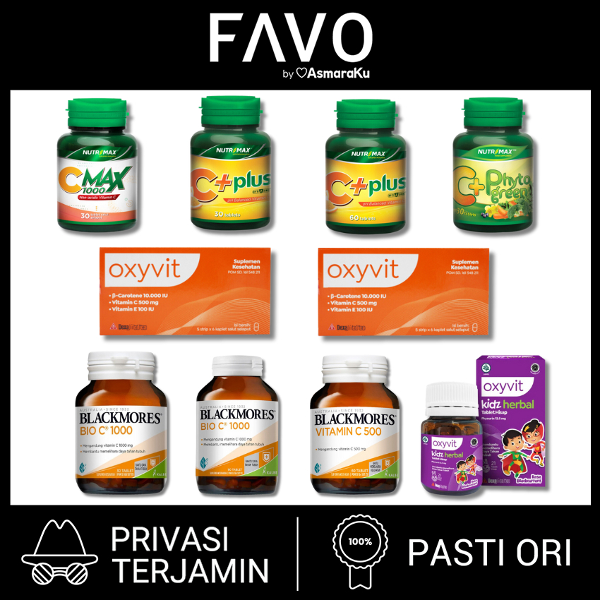 Suplemen Multivitamin Vitamin C Vit C Blackmores Nutrimax Oxyvit Redoxon