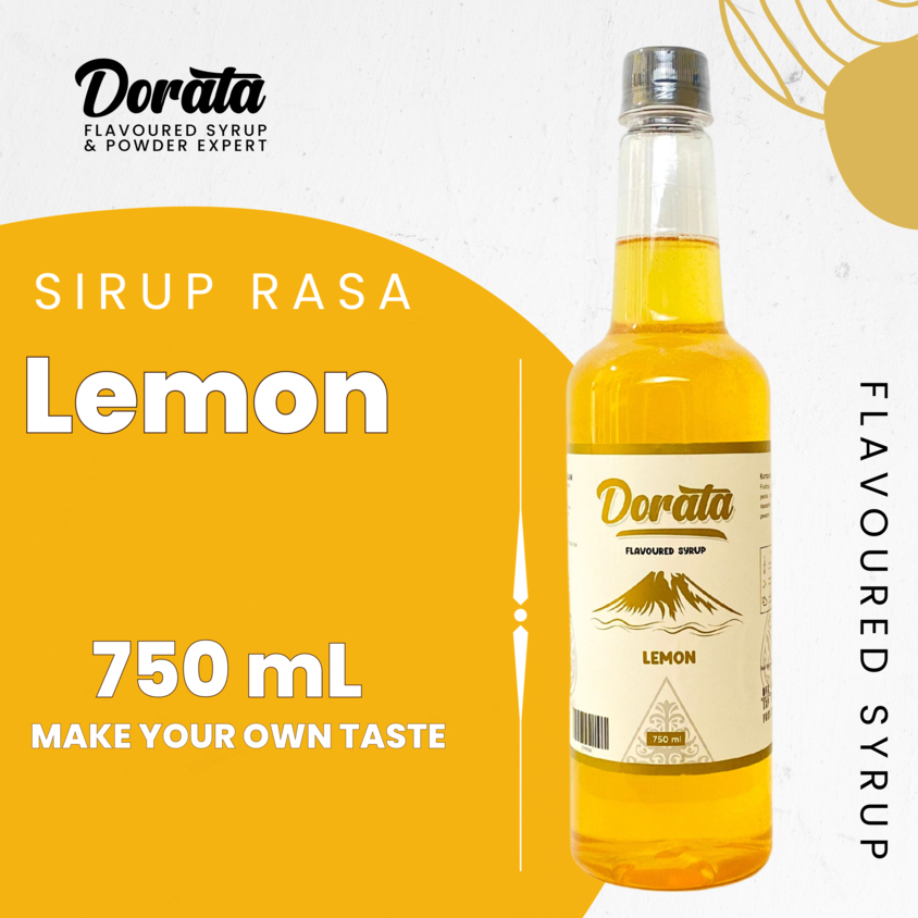 

Syrup Lemon Dorata 750 ml - Sirup Dorata Rasa Lemon Premium