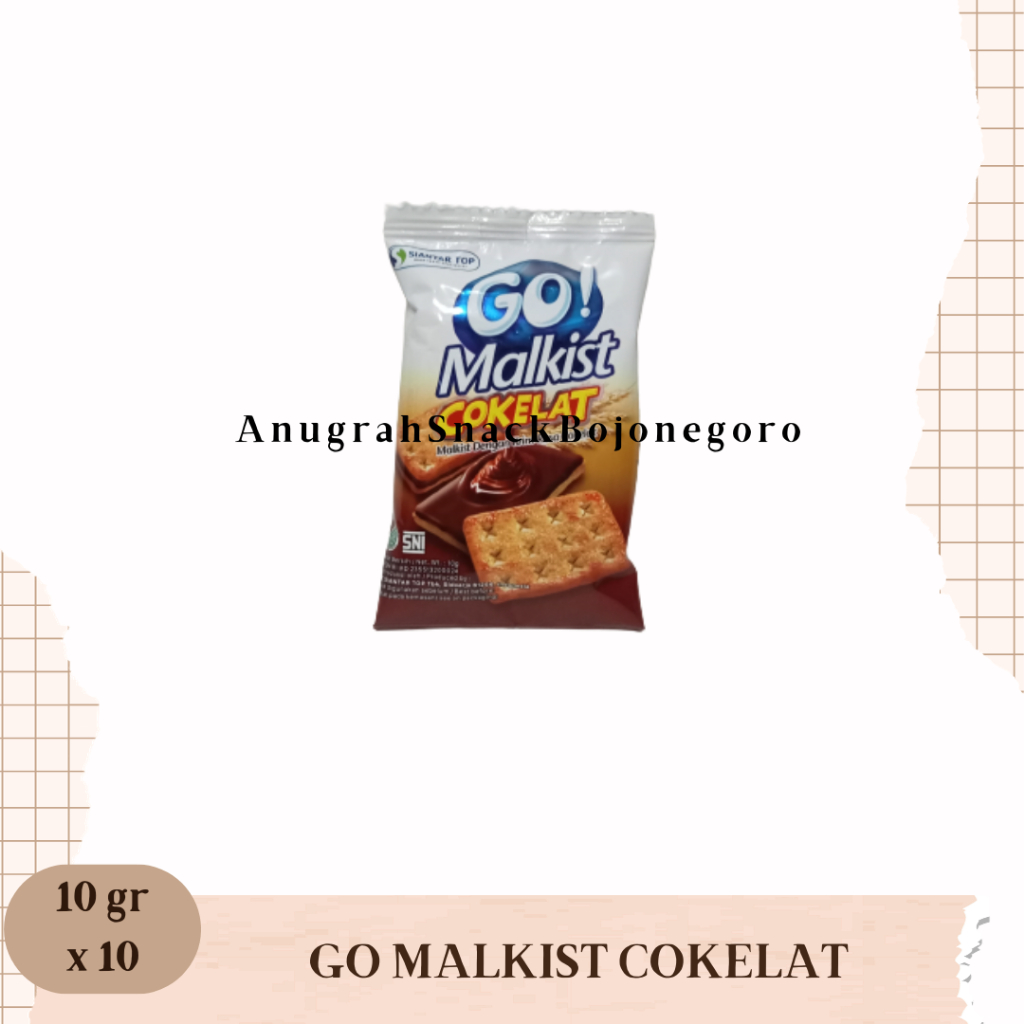 

Go Malkist Cokelat Renceng 10gr x 10