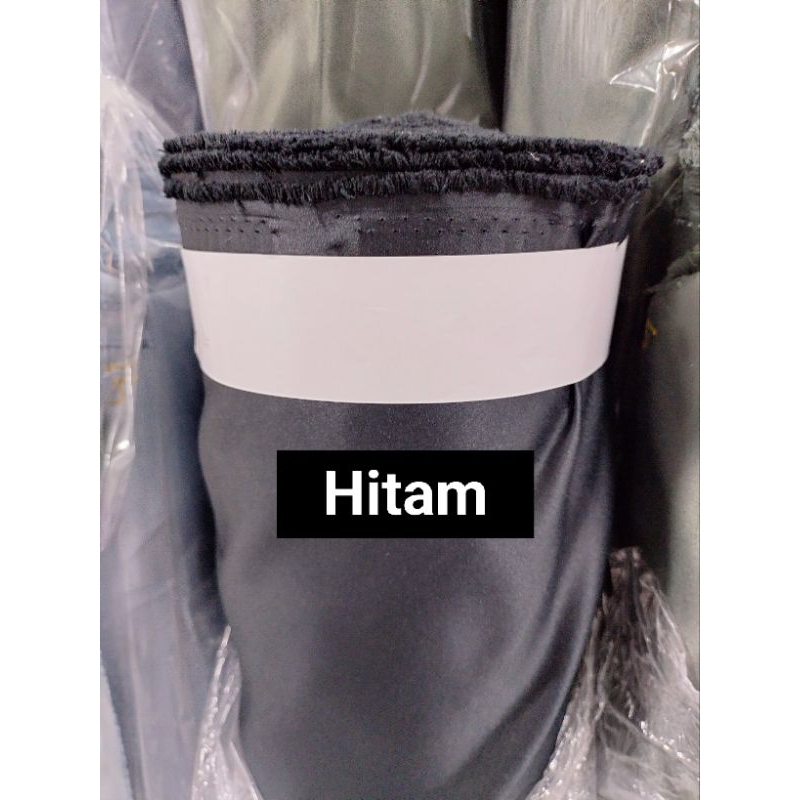 bahan kain satin  bridal polos premium satin  bridal