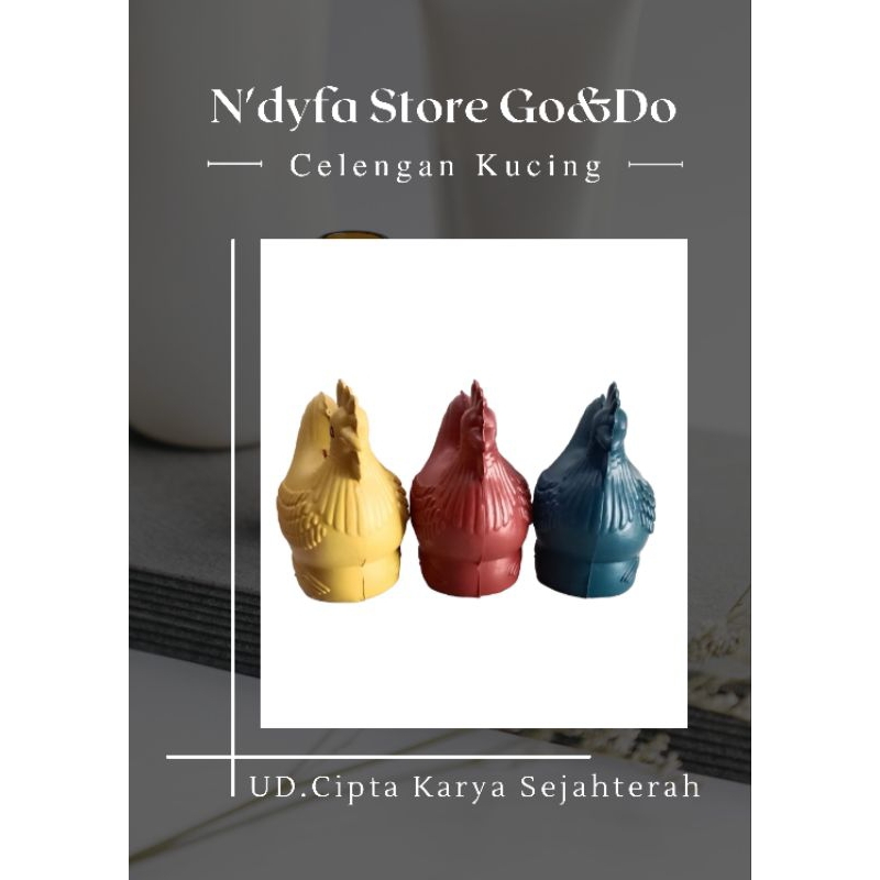 G&D CELENGAN KARAKTER AYAM/ CELENGAN PLASTIK/ CELENGAN UNIK