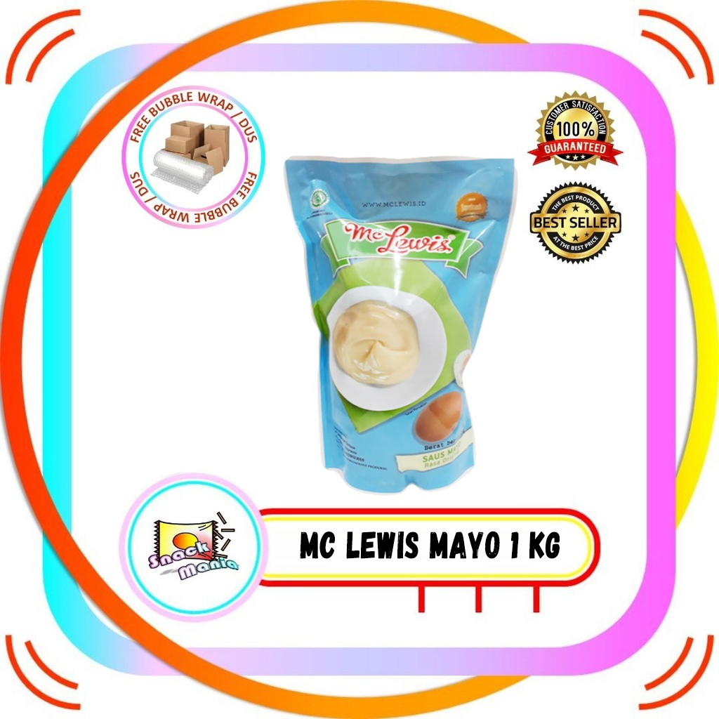 

Mc. Lewis Saus Mayo Original Mayonaise 1 kg Mayonnaise Mayones