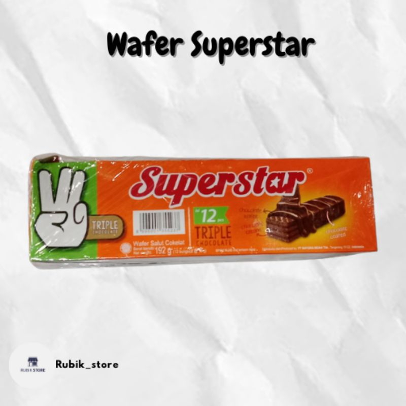 

WAFER SUPERSTAR 1BOX ISI 12PCS