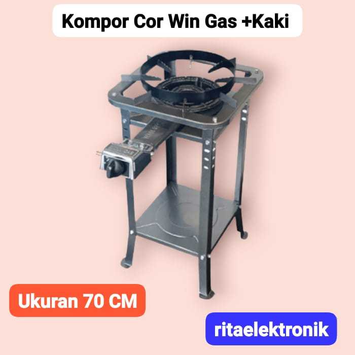 Kompor Cor Win Gas + Kaki 70 CM
