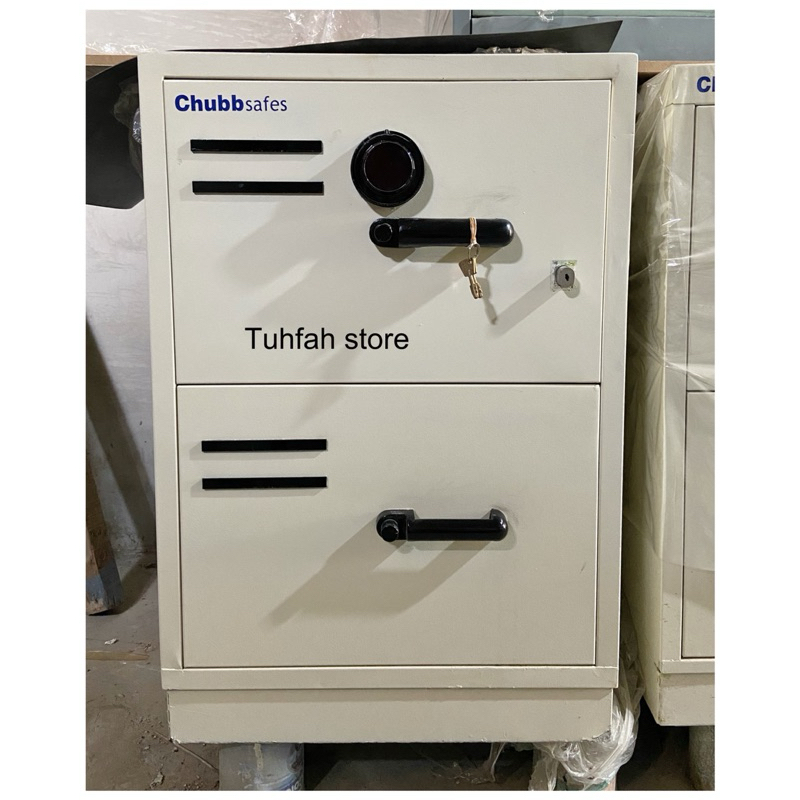 RPF Chubb 2 Laci Fireproof Chubbsafes Bekas Tahan Api Safety Box