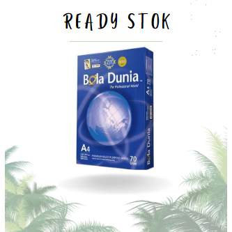 

KERTAS HVS BOLA DUNIA A4 70 Gsm