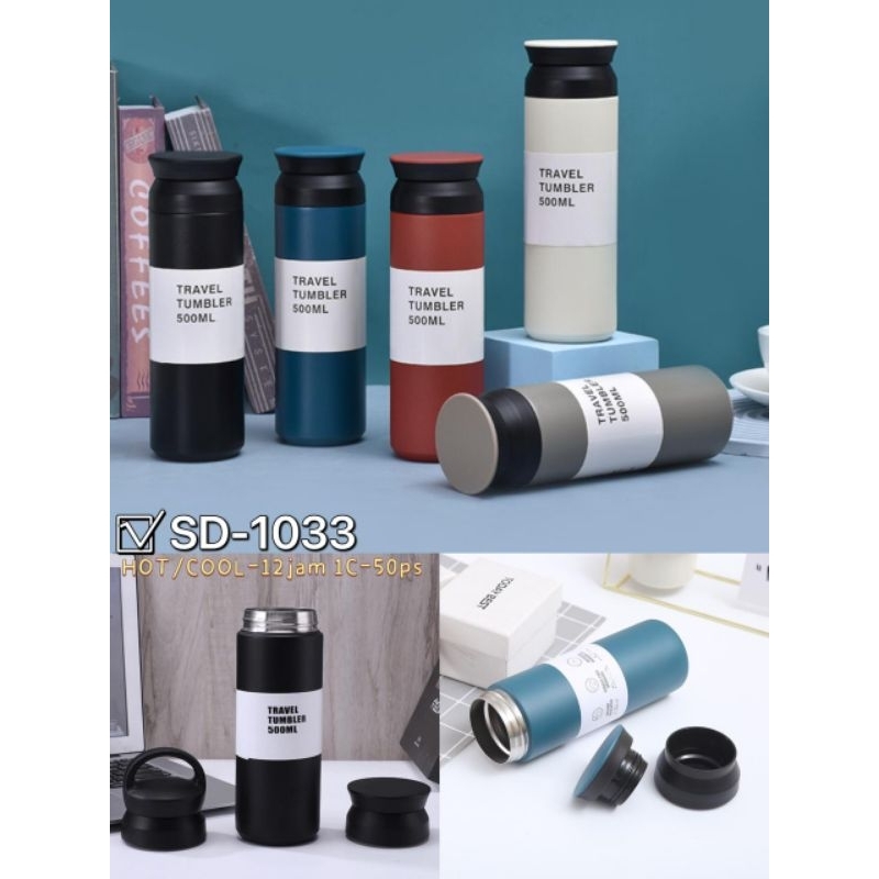 TERMOS TRAVEL/TERMOS STAINLESS/TERMOS TRAVEL STAINLESS  500 ML