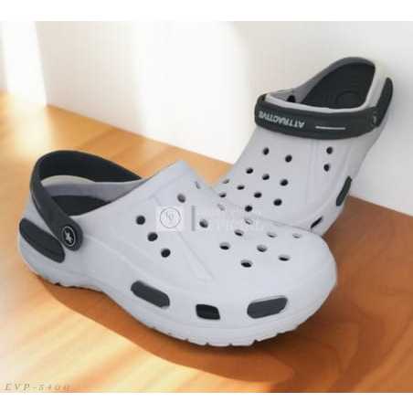SEPATU ANTI AIR & TAHAN BASAH - GV007 PRIA CROCS PUTIH 38-43 cocok untuk kerja, harian, pesta dan ro