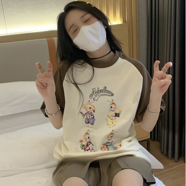 ADER ERROR Rabbit Kaos Oversize T-Shirt Premium Not Essentials Mardi Mercredi