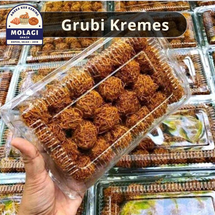 

Grubi Ubi Kremes Manis Gula Jawa (isi 42 pcs) - Molagi Snack