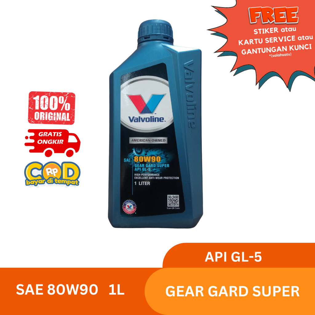 OLI VALVOLINE GEAR GARD SUPER SAE 80W 90 (1L) API GL-5