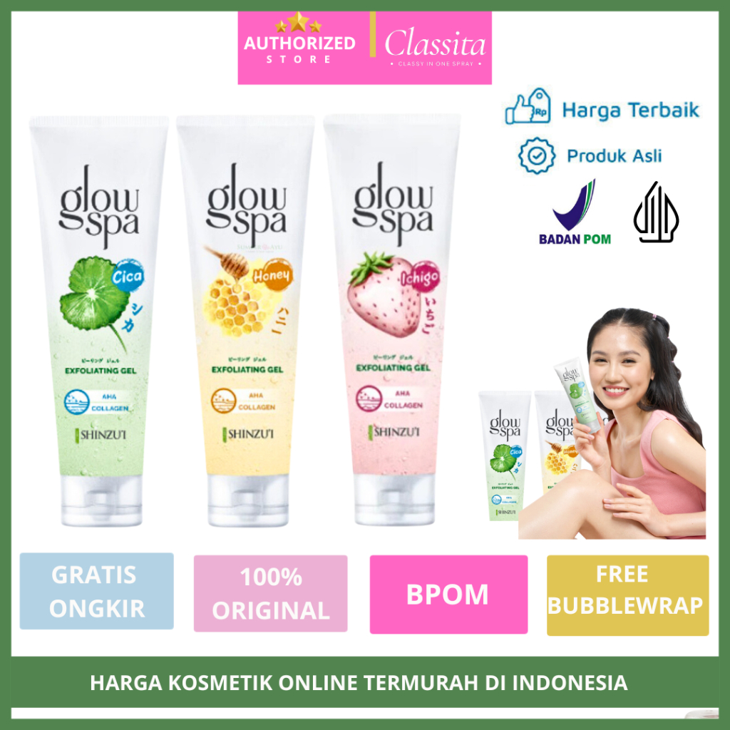 𝐂𝐋𝐀𝐒𝐒𝐈𝐓𝐀.𝐈𝐃 - Shinzui Exfoliating Gel |  Exfoliating Gel | Shinzui Glow Spa Exfoliating Gel ORIGINAL