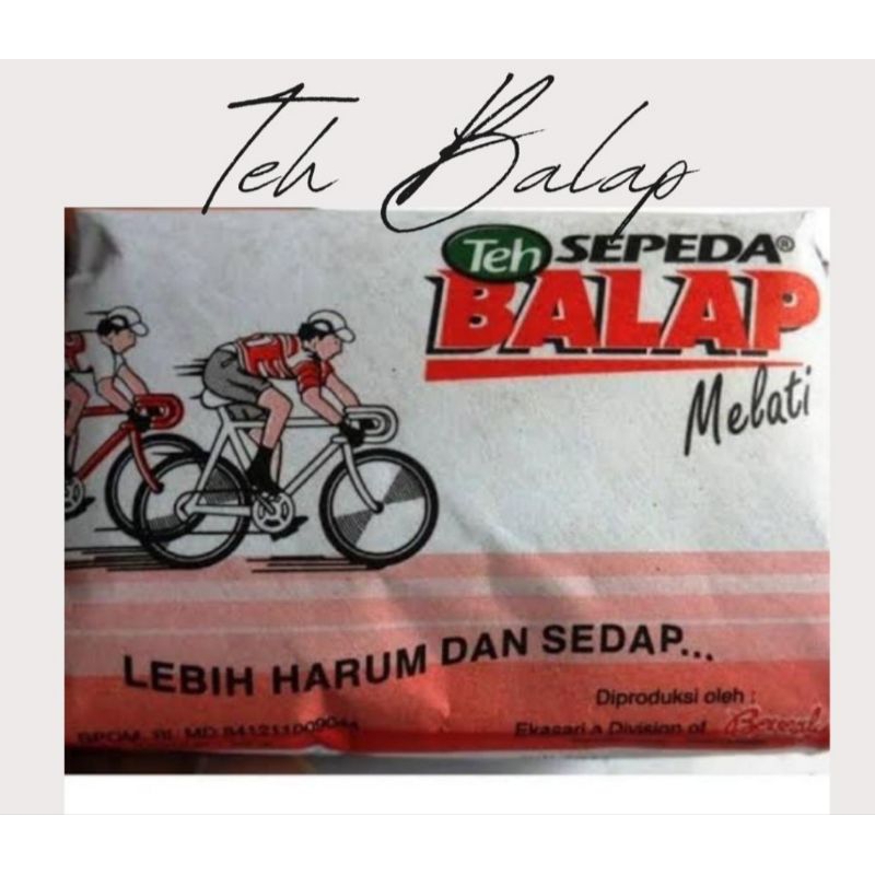 

TEH SEPEDA BALAP 1PCK isi 10pcs (Free Gelas)