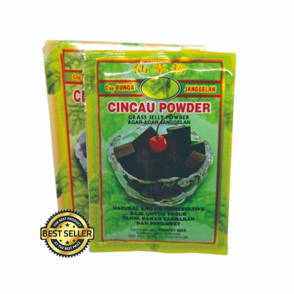 

Bubuk Cincau Hitam Cincau Powder / Grass Jelly Bubuk Cincau Bunga Janggelan 33gr
